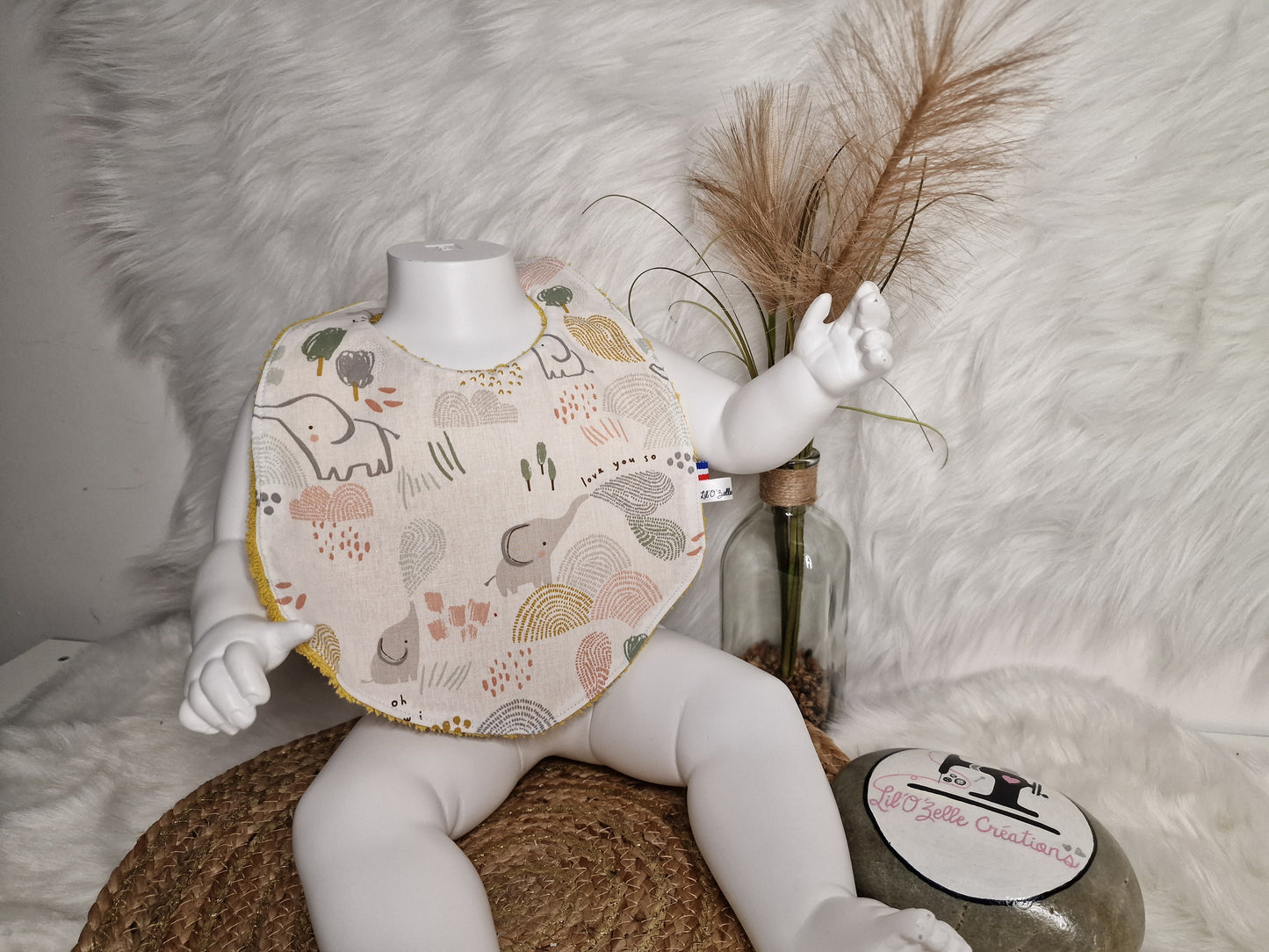 bavoir bébé personnalisé