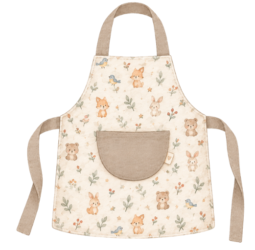 tablier enfant personnalise petits animaux