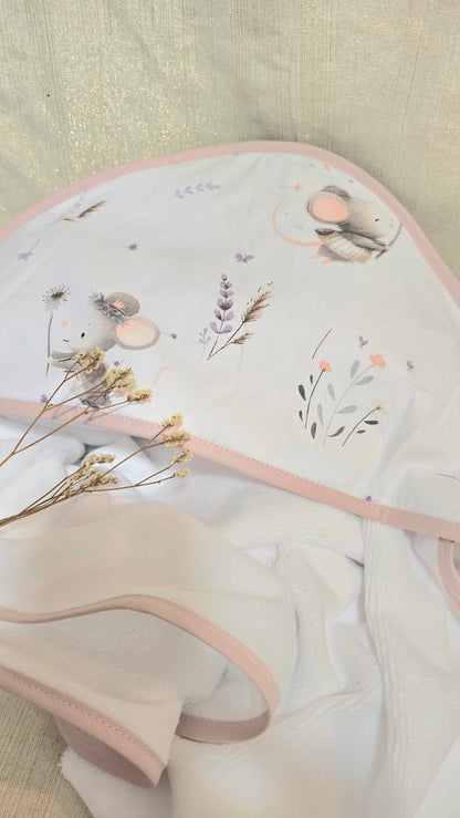 Cape de Bain en éponge bambou