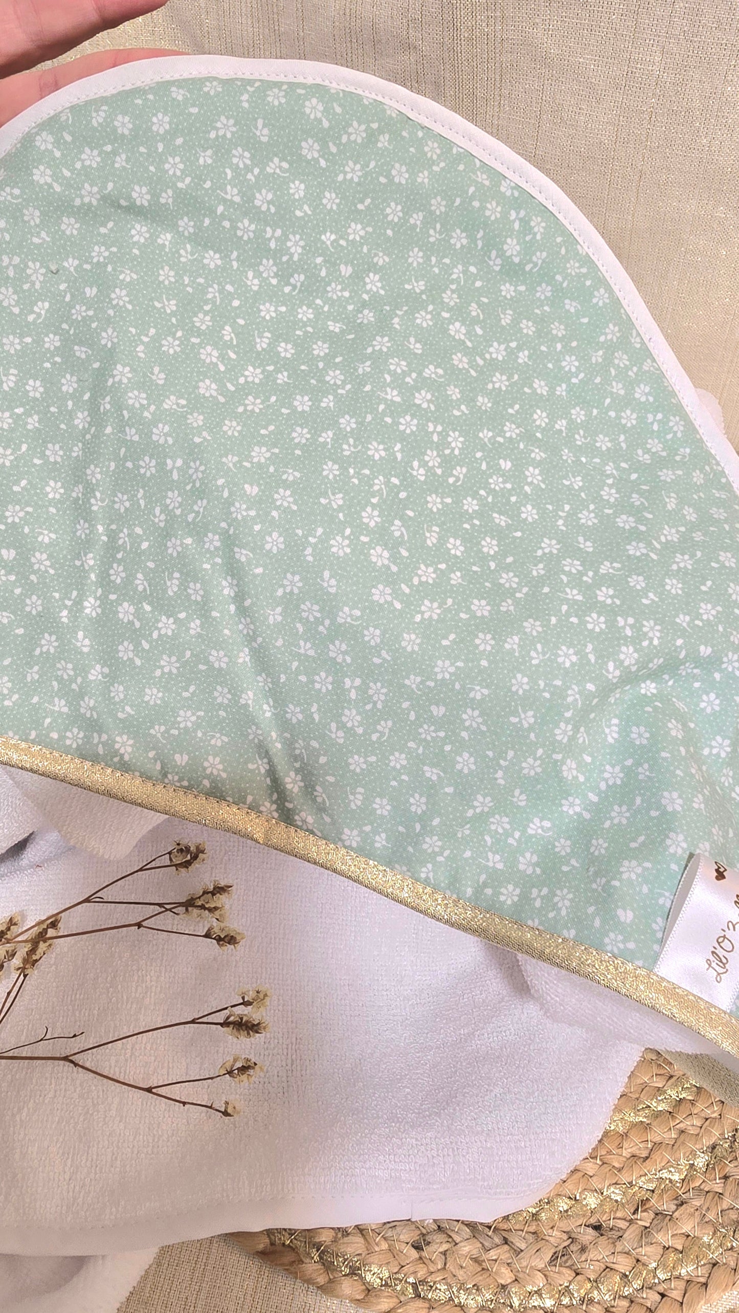 Cape de Bain en éponge bambou