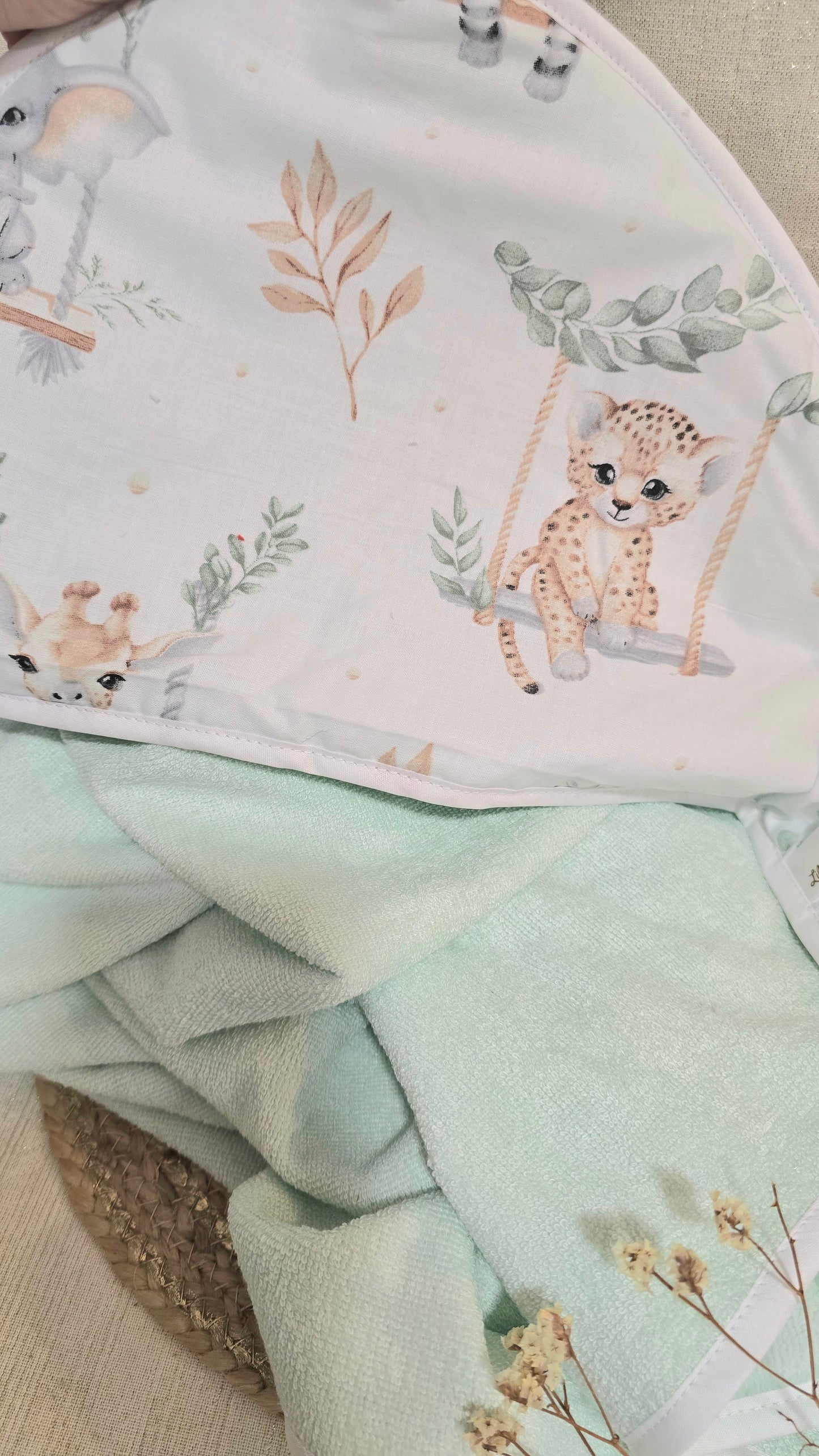 Cape de Bain en éponge bambou