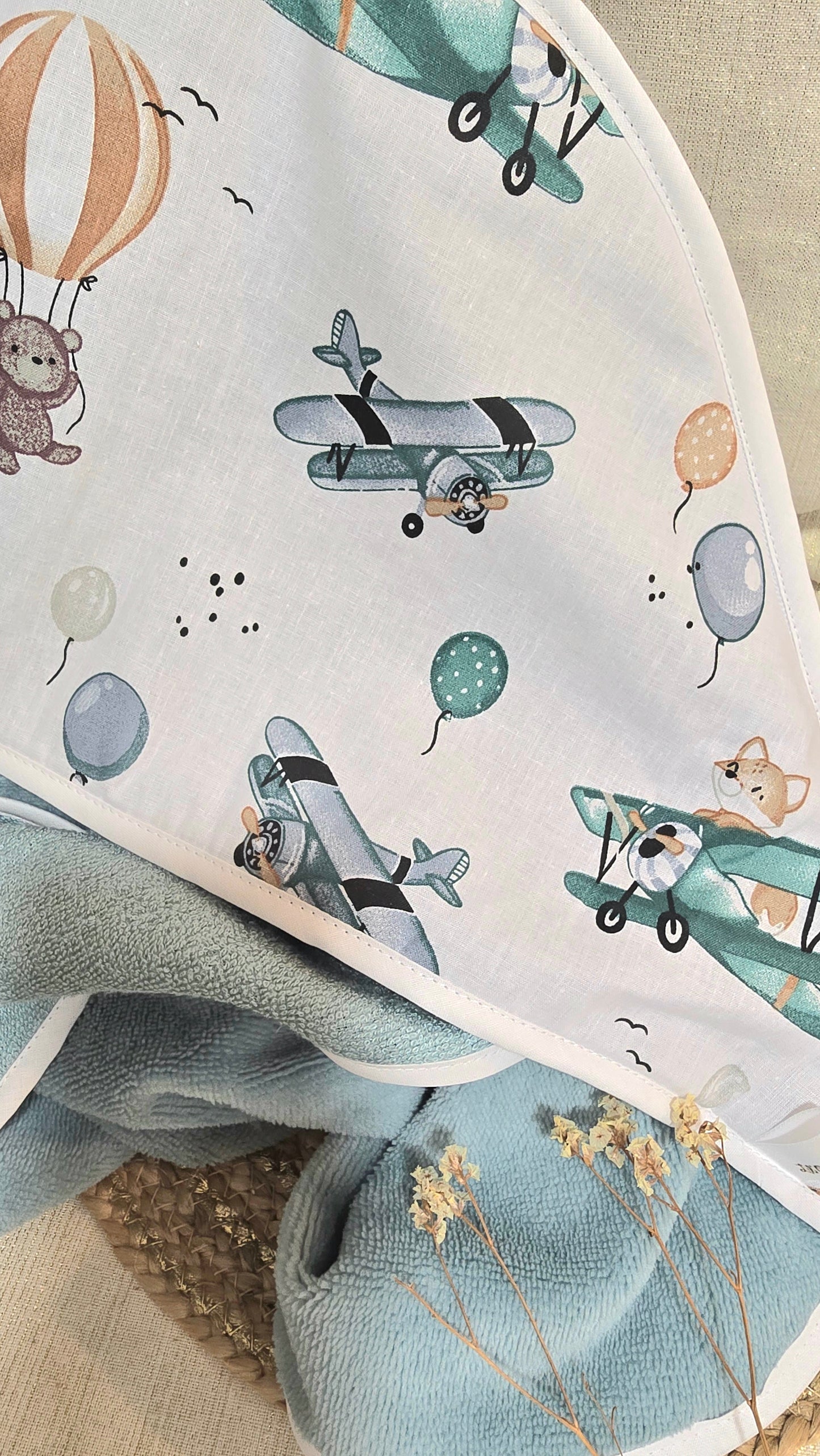 Cape de Bain en éponge bambou