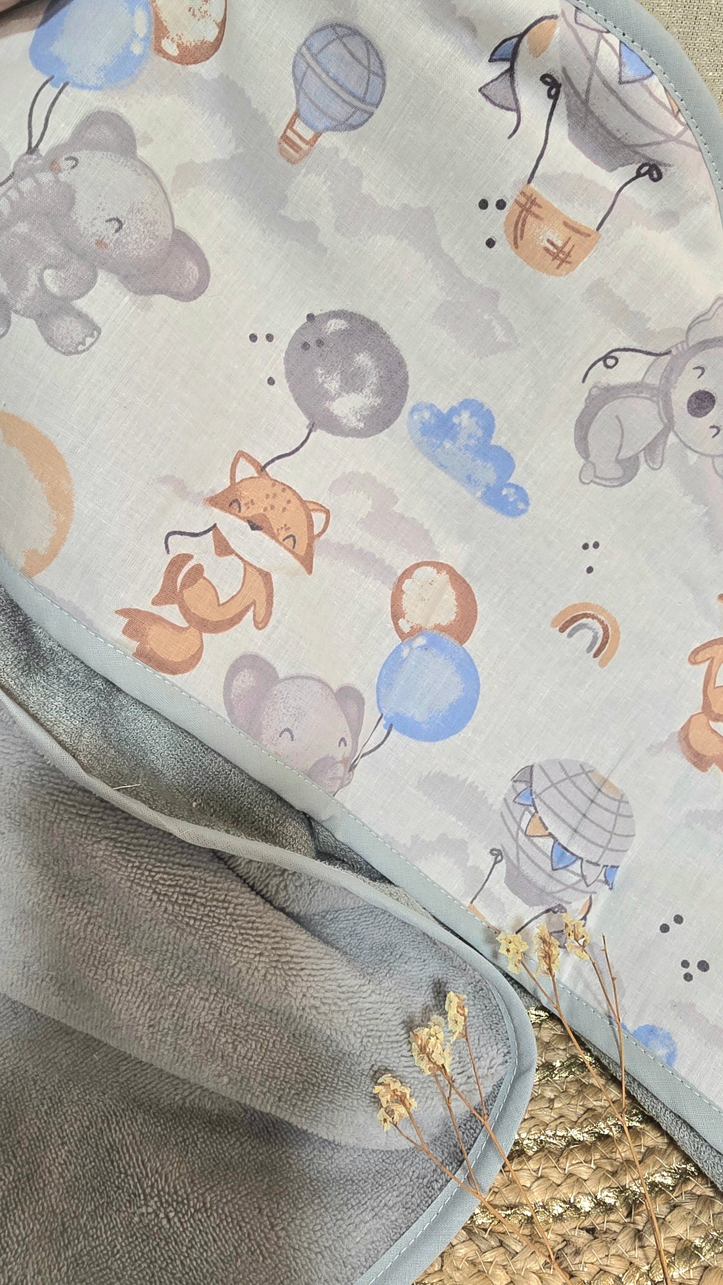 Cape de Bain en éponge bambou