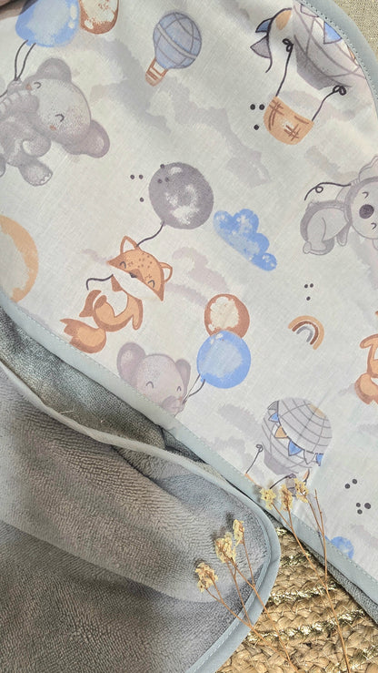 Cape de Bain en éponge bambou