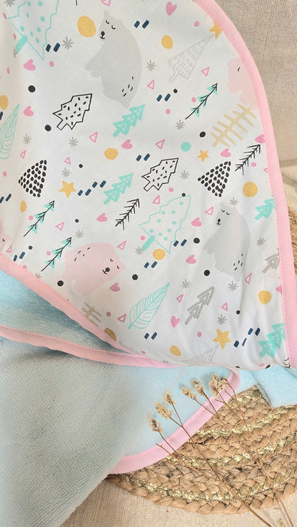 Cape de Bain en éponge bambou