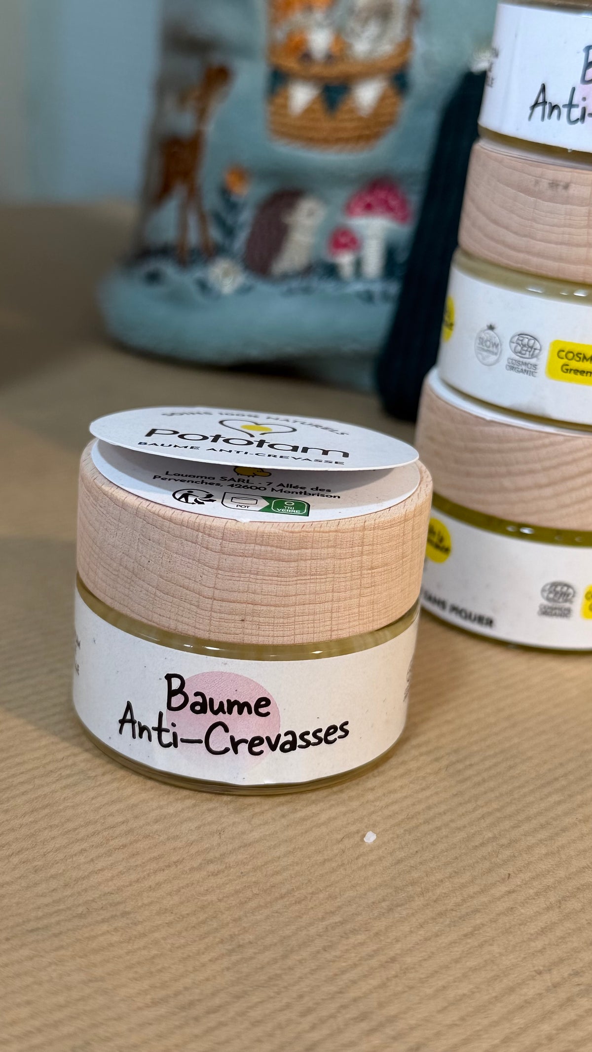Baume anti-crevasses rose musquée – 30 ml - Prêt à partir