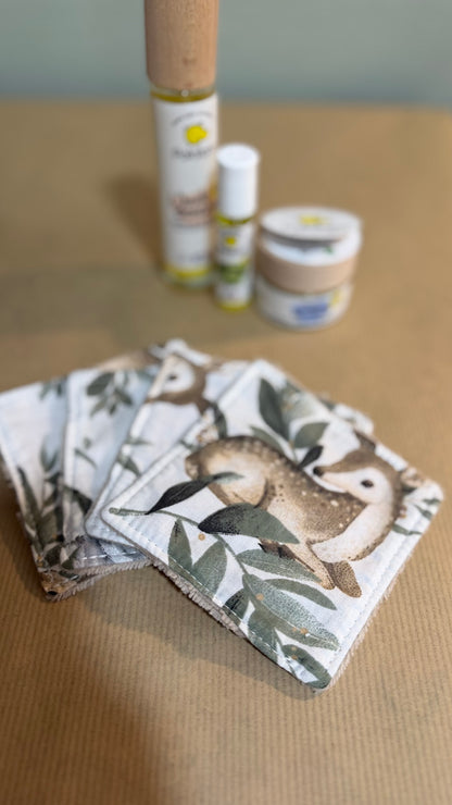 Lingettes lavables - Les enfants - Prêtes à partir - Lot de 4