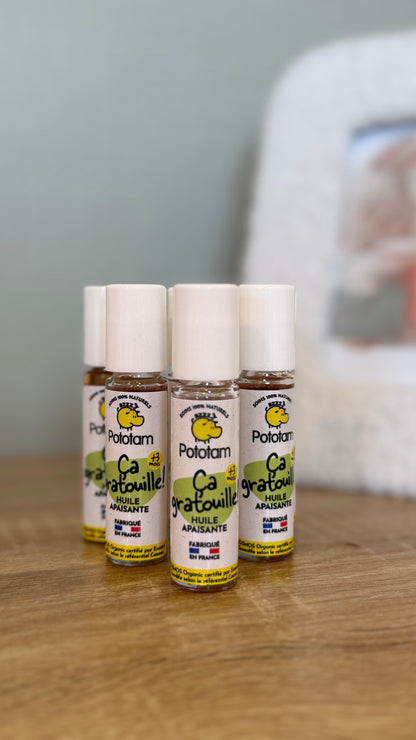 Huile apaisante « Ça gratouille ! » – 10 ml - Prêt à partir