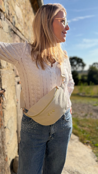 Sac banane velours Lovia - prête à partir