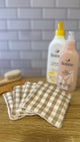 Vichy grands carreaux beige