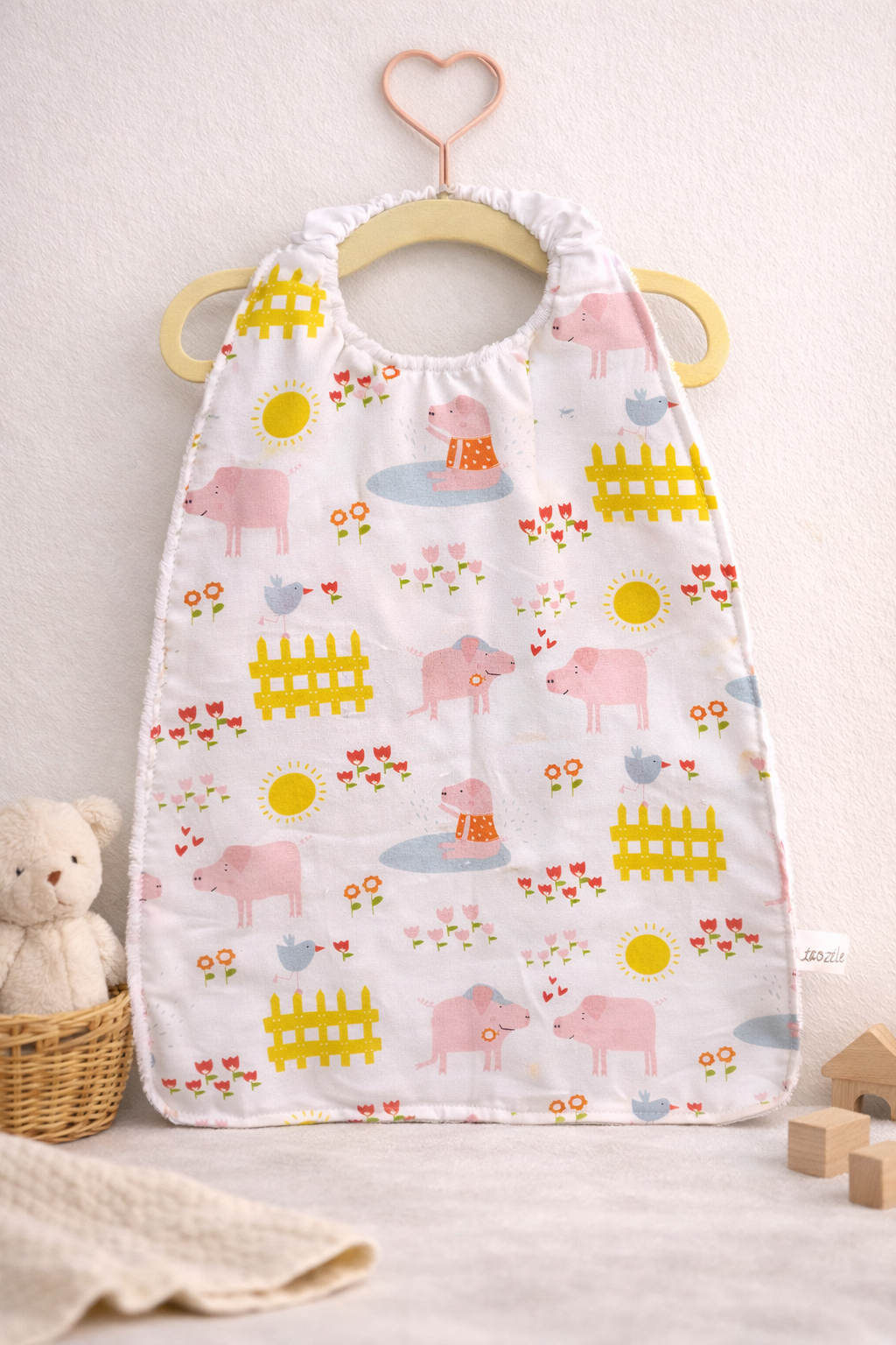 Bavoir cantine Lil'O'Zelle