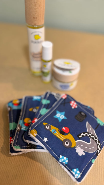 Lingettes lavables - Les enfants - Prêtes à partir - Lot de 4