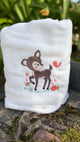 Blanc motif biche