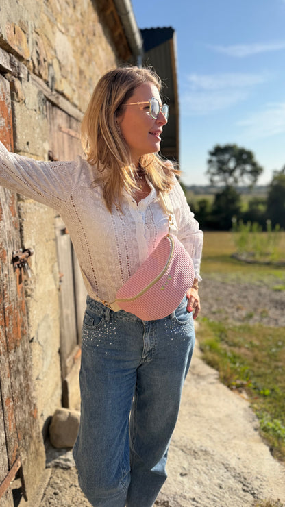 Sac banane velours Lovia - prête à partir