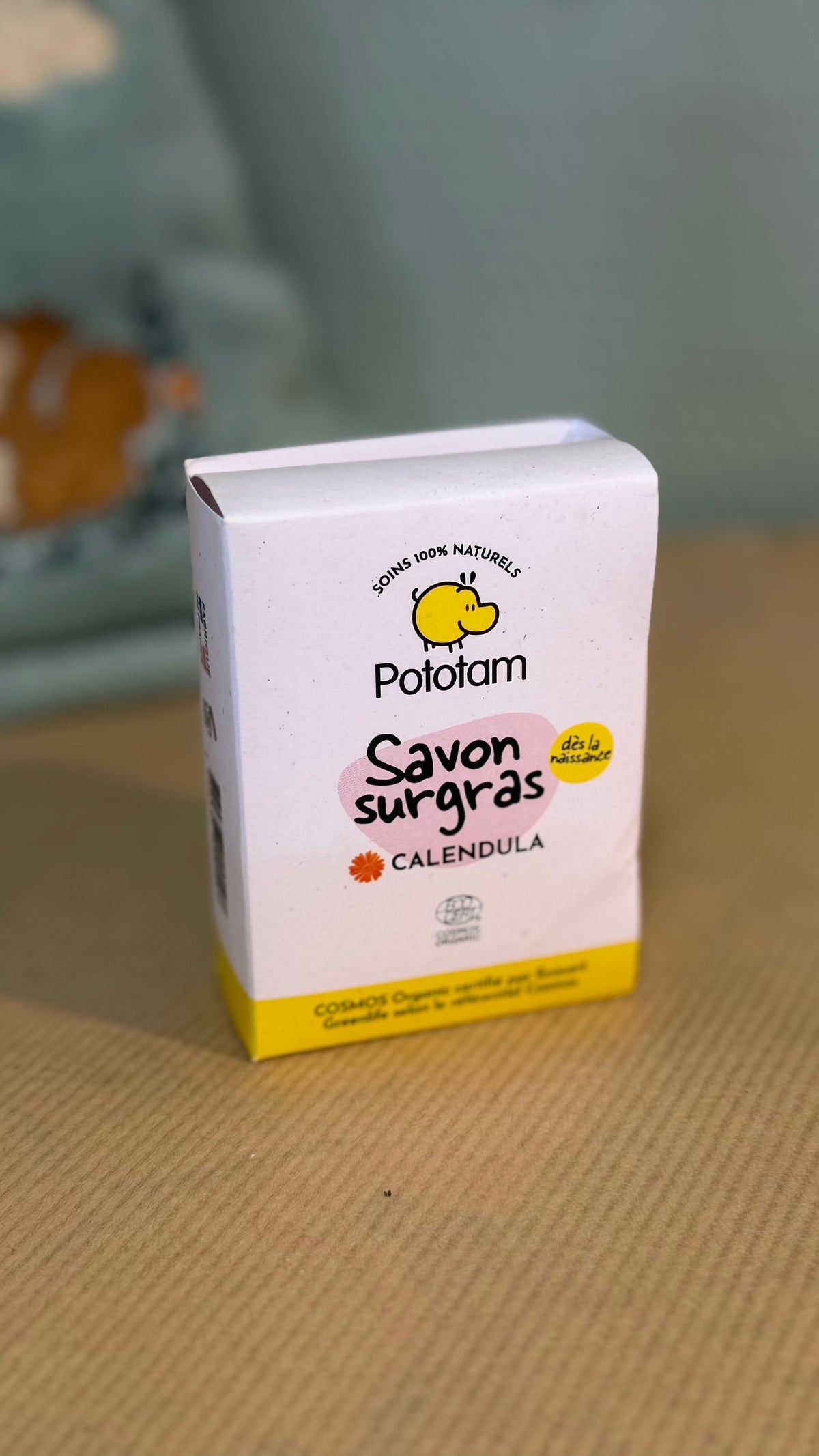 Savon surgras au calendula – 95 g - Prêt à partir