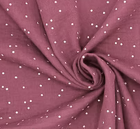 Tissu Framboise Or – tissuthèque Lil'O'Zelle