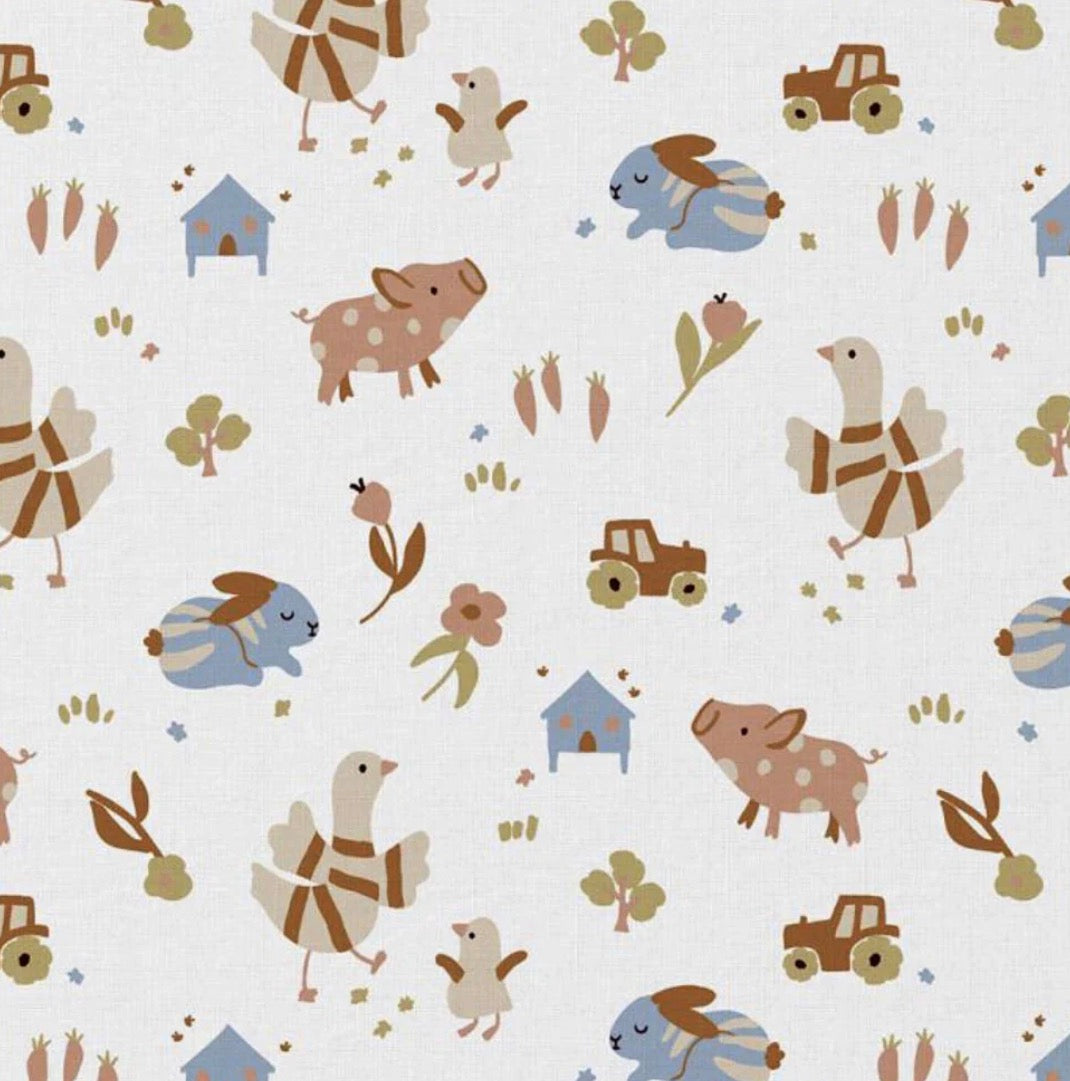 Tissu Basse-cour – tissuthèque Lil'O'Zelle