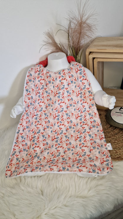 grand bavoir petites fleurs