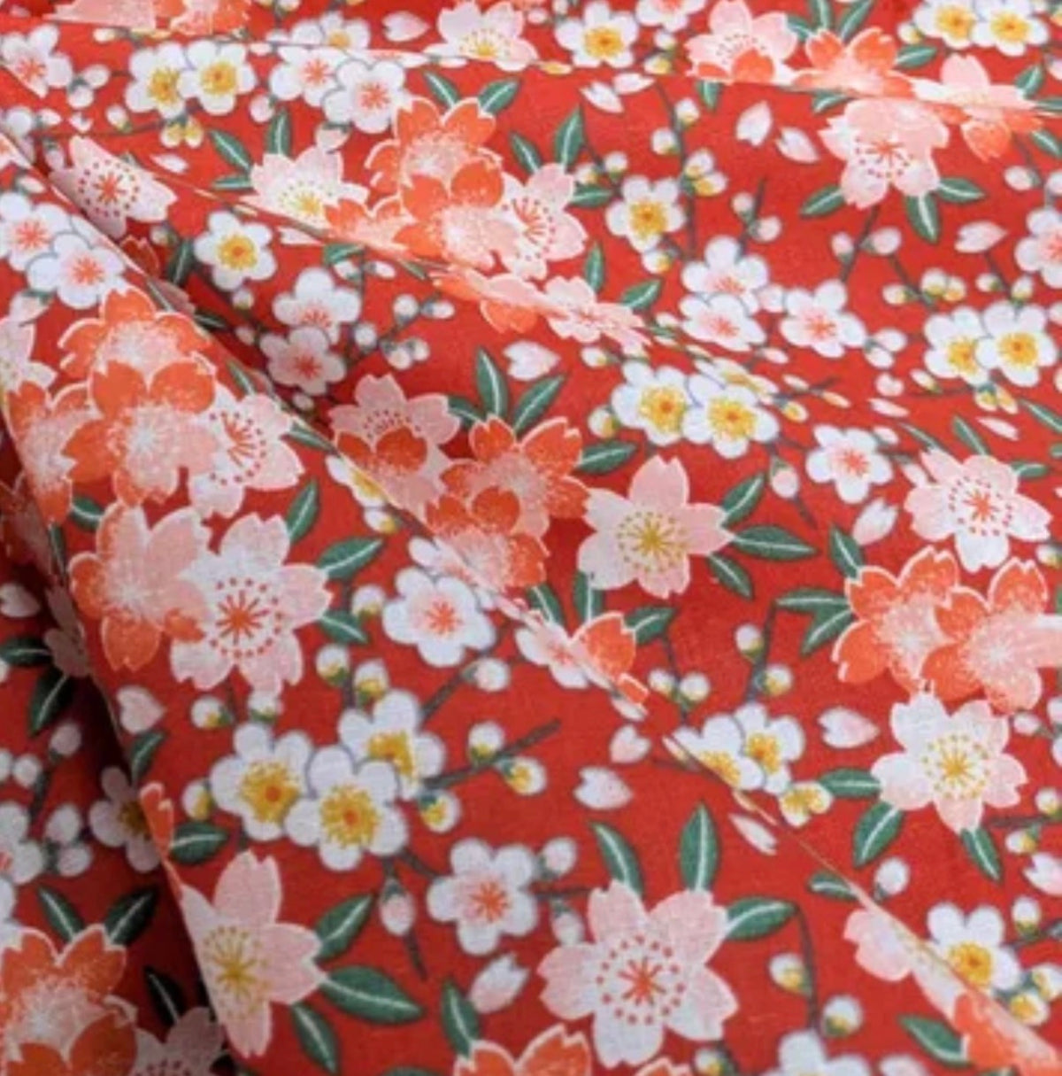 Tissu Cerisier – tissuthèque Lil'O'Zelle