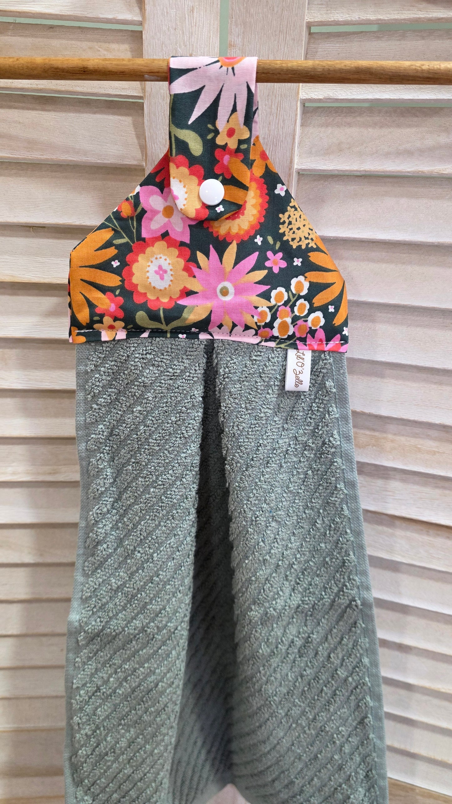 essuie main, tendance, fleuri, stylé, joli essuie main, praticité