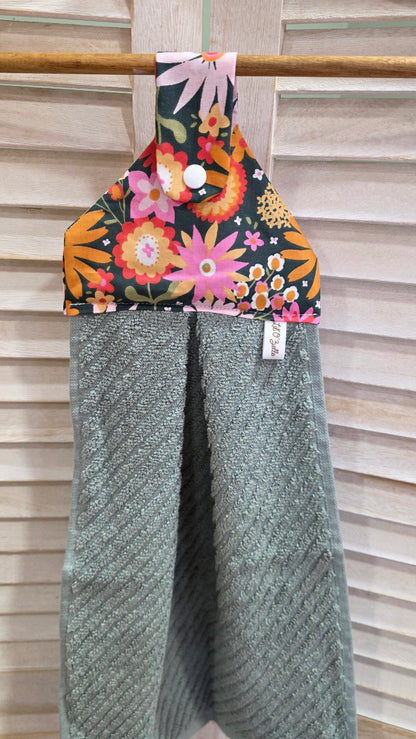 essuie main, tendance, fleuri, stylé, joli essuie main, praticité