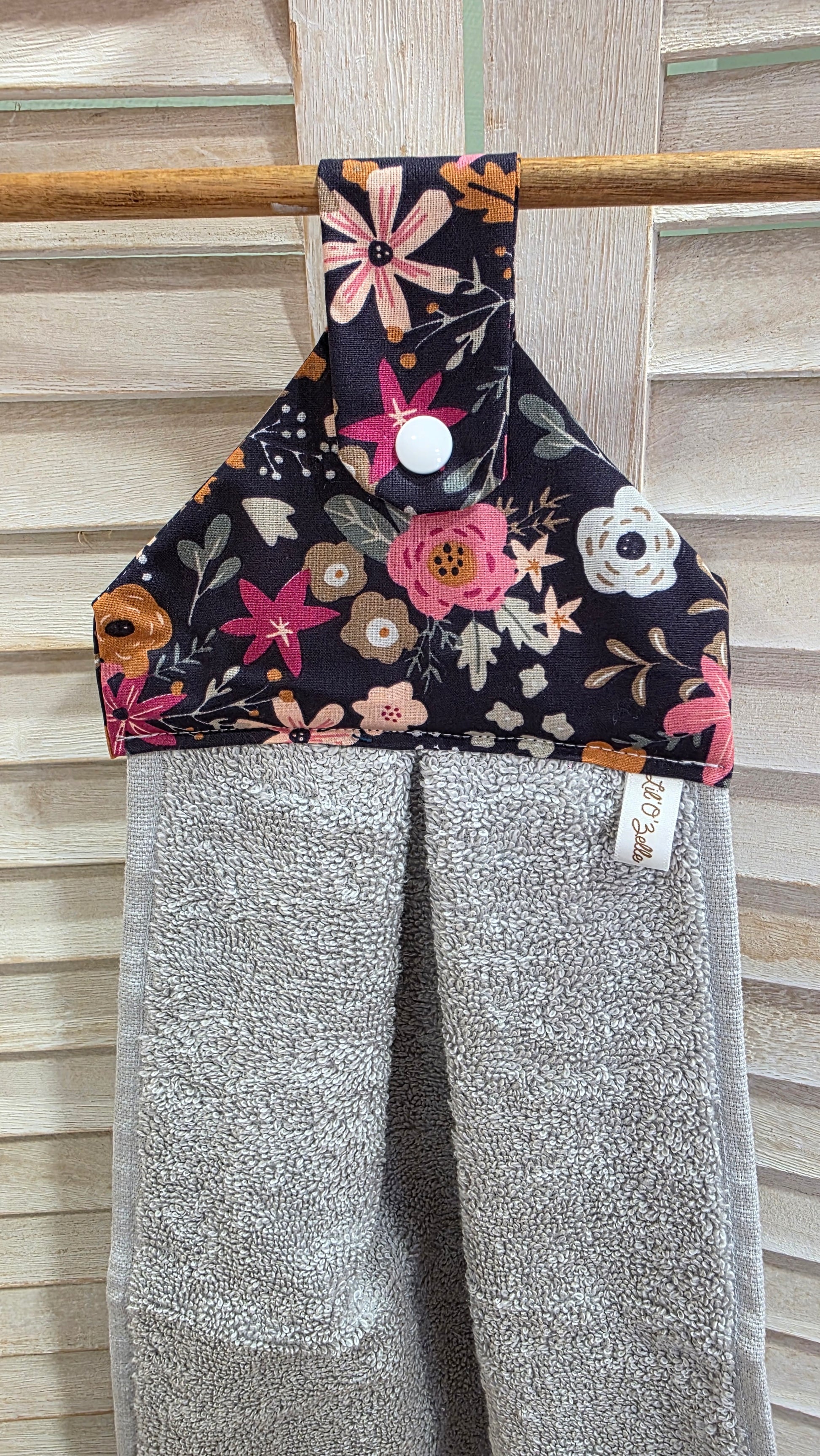 essuie main a suspendre, eponge, pratique, lavable, pepites de sable