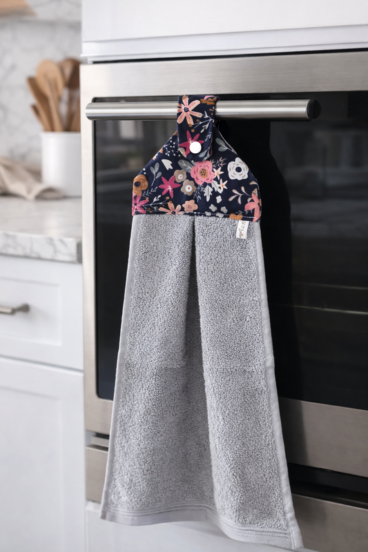 essuie main a suspendre à la poignée du four