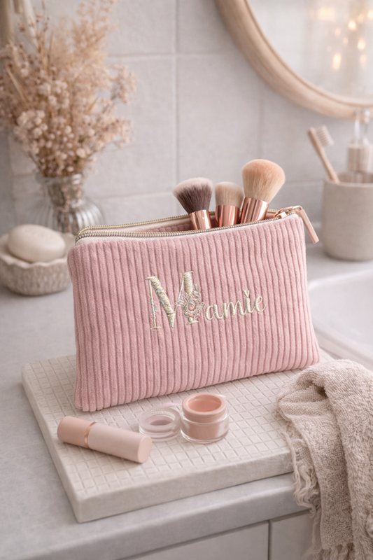 Trousse Tilia L brodée "Mamie"