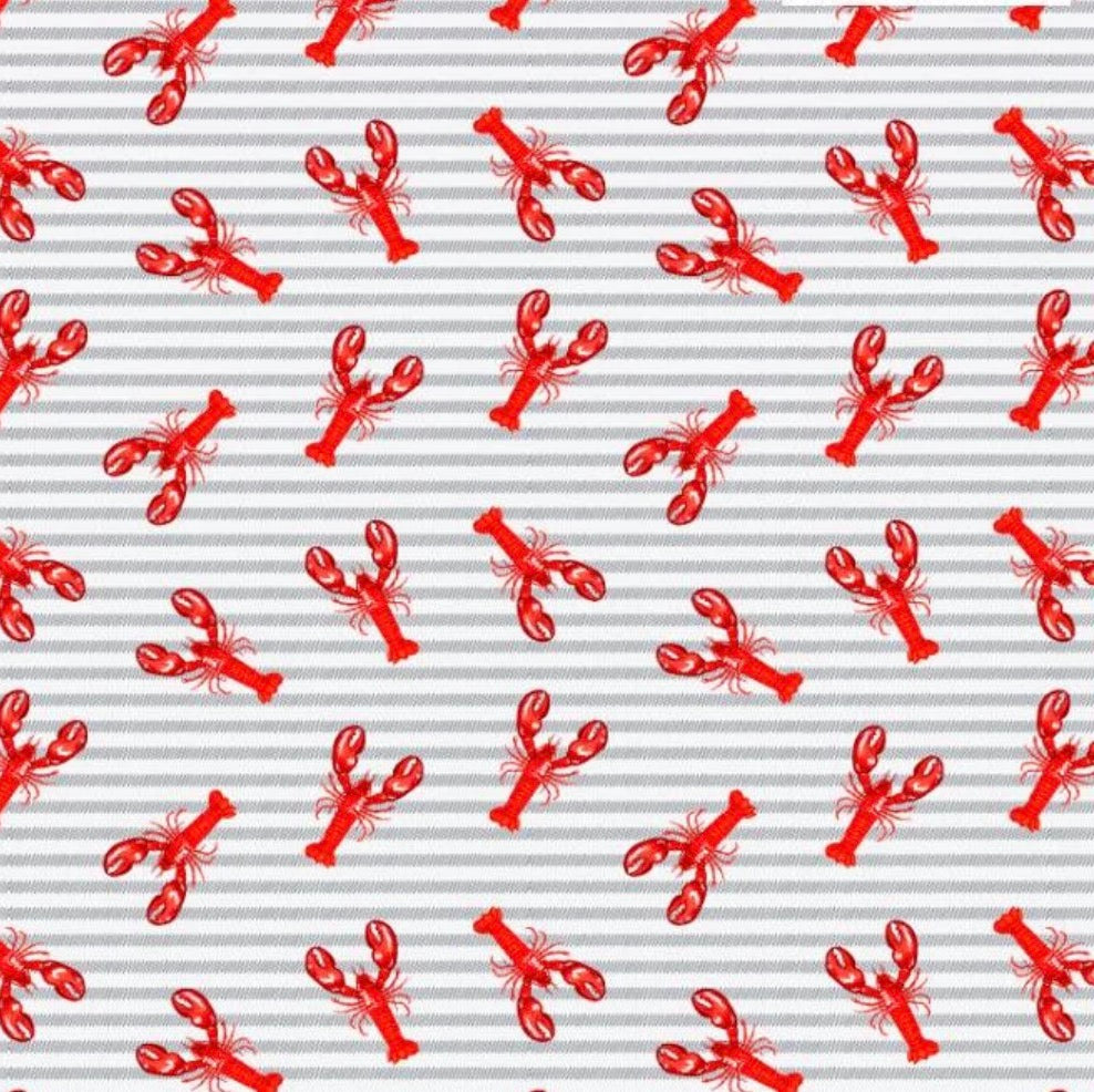 Tissu Homard – tissuthèque Lil'O'Zelle