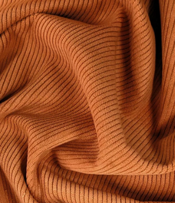 Tissu Star orange – tissuthèque Lil'O'Zelle