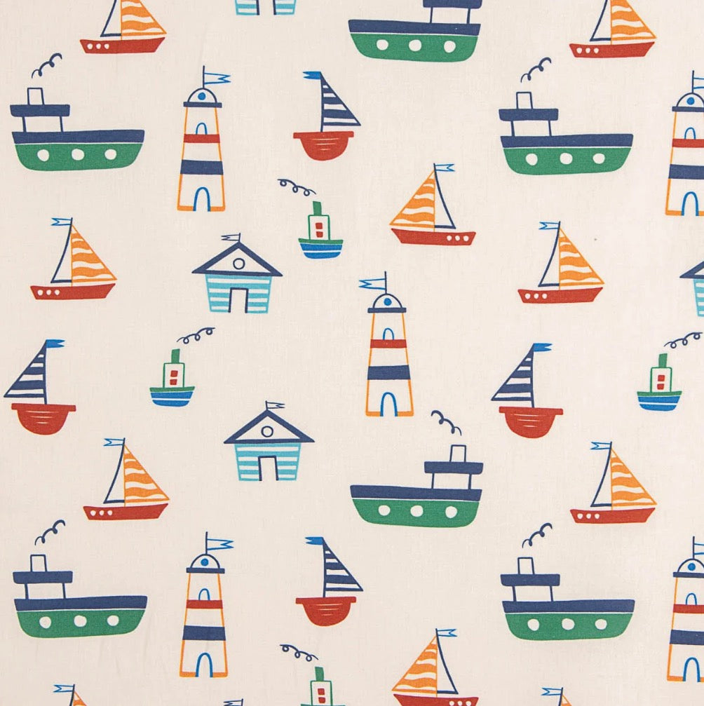Tissu Voiliers – tissuthèque Lil'O'Zelle