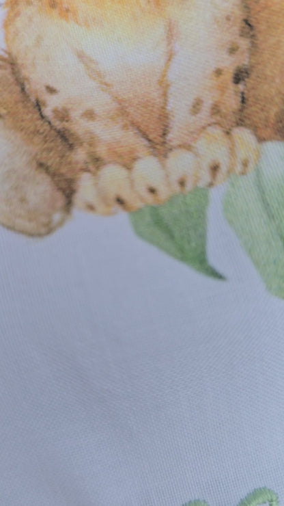 Cape de bain en éponge bambou