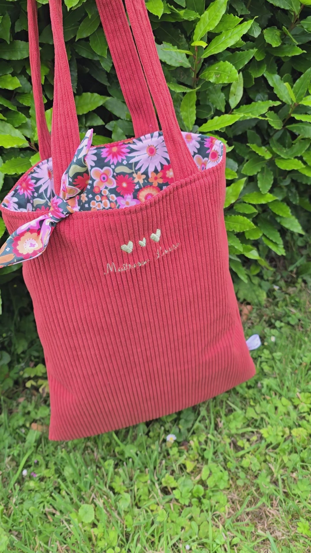 totebag velours maitresse
