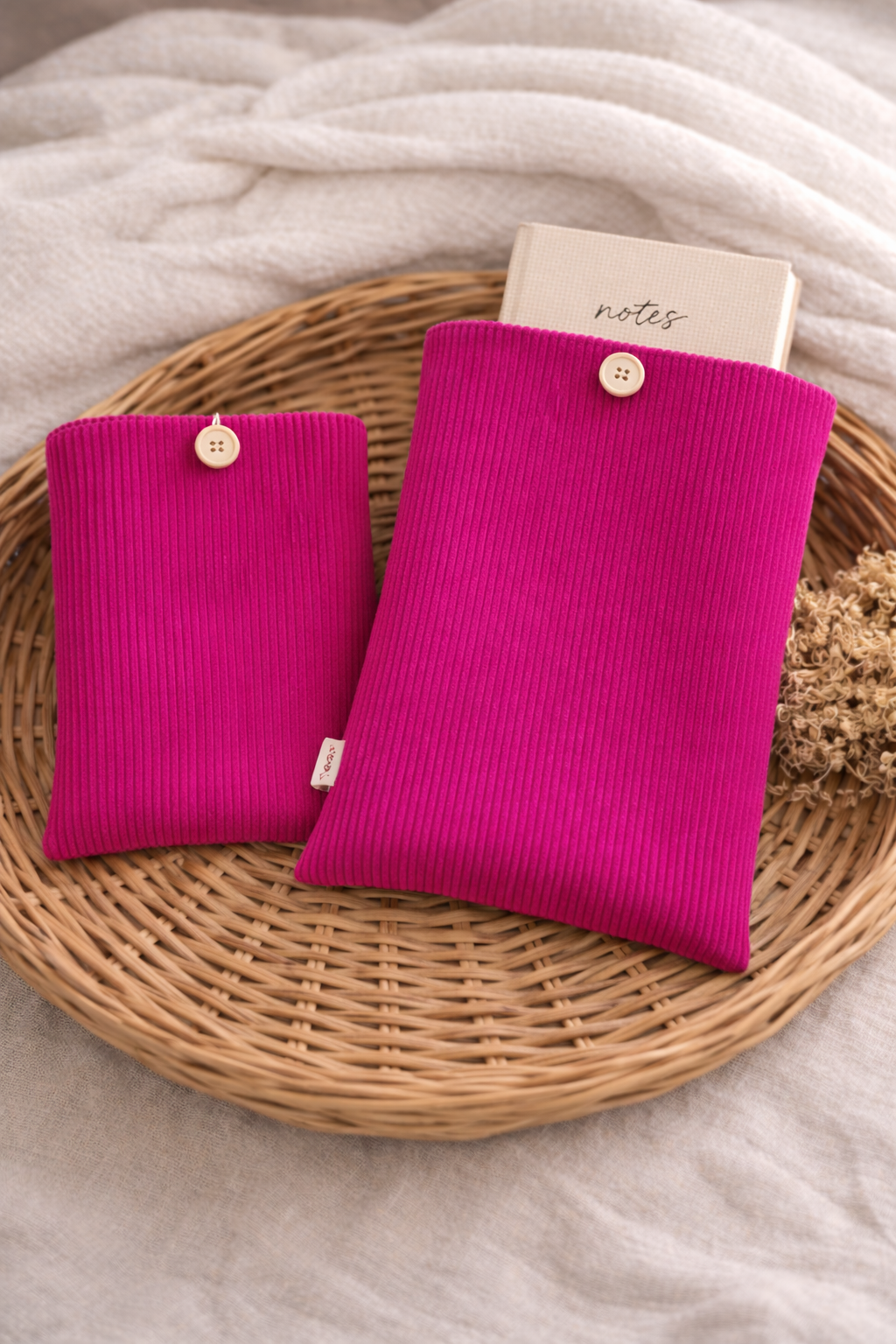 Pochette à Livre Velours - prête à partir