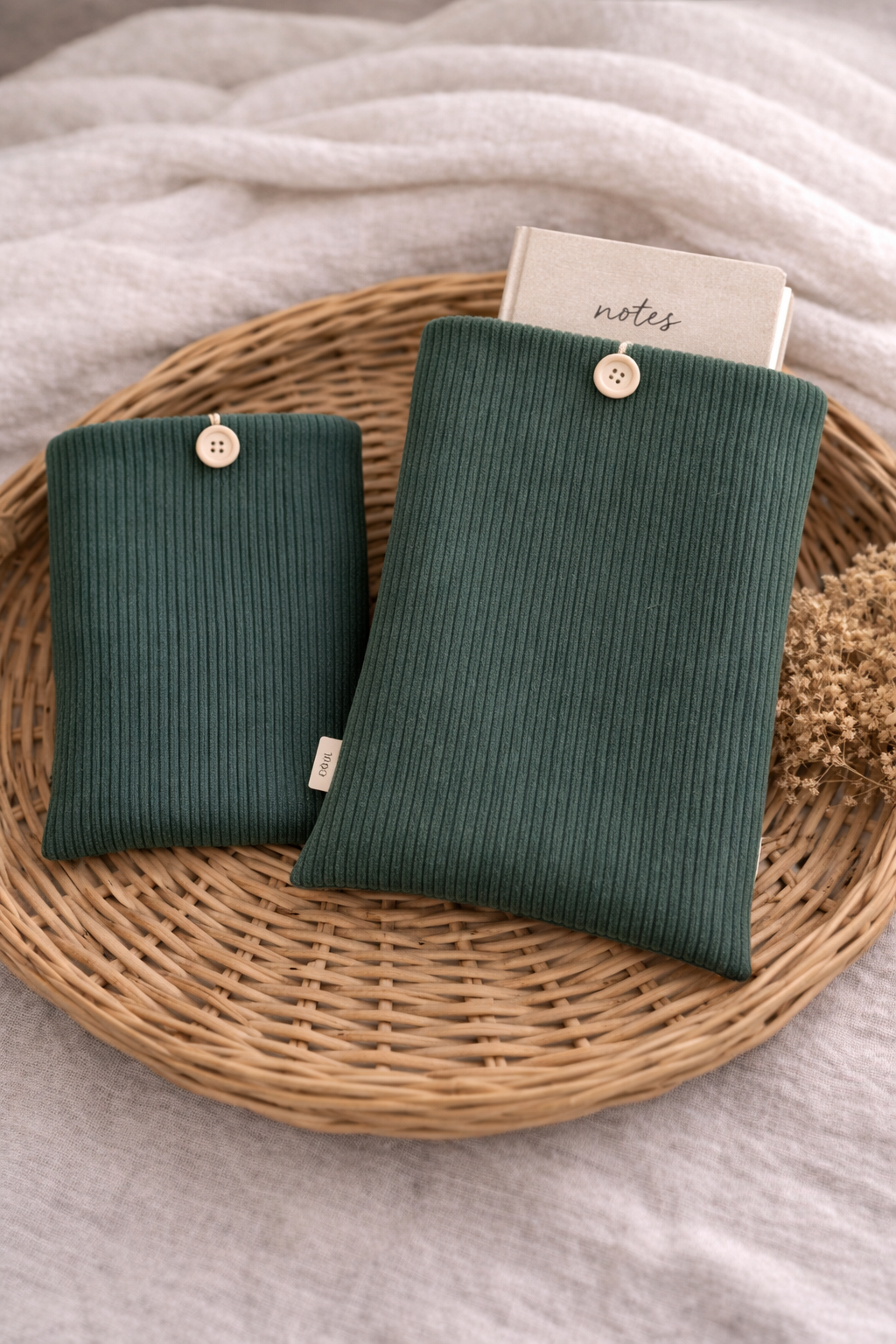 Pochette à Livre Velours - prête à partir