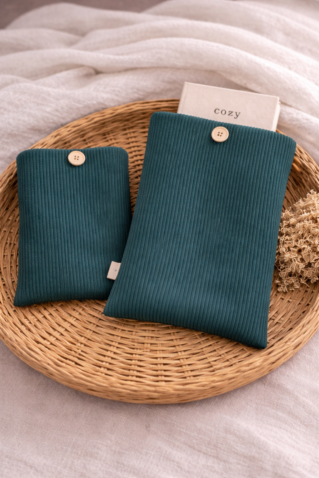 Pochette à Livre Velours - prête à partir