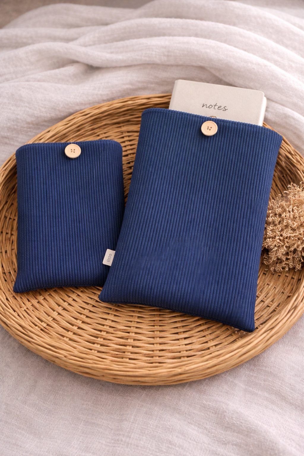 Pochette à Livre Velours - prête à partir