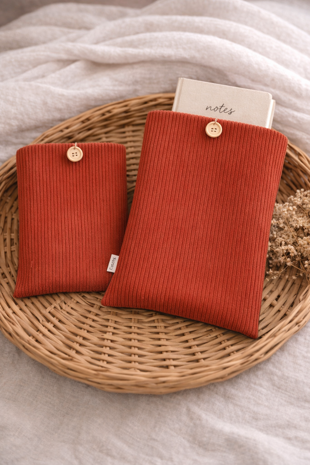 Pochette à Livre Velours - prête à partir