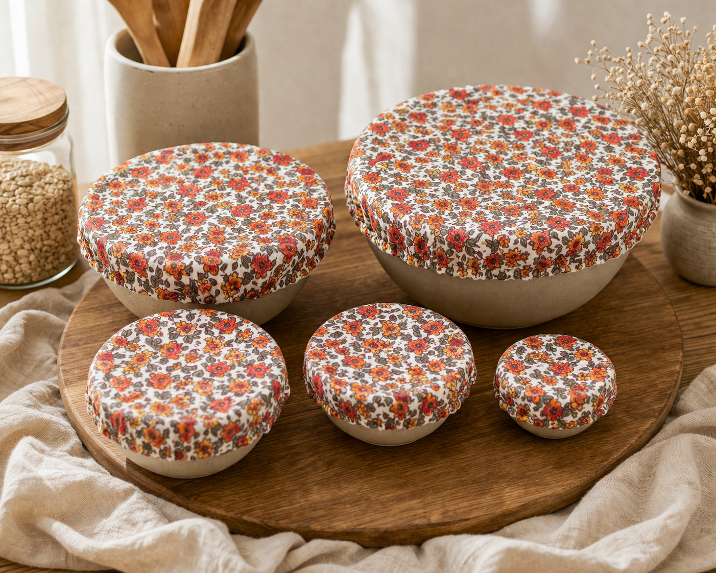 Charlotte couvre-plat lavable – Zéro déchet et réutilisable