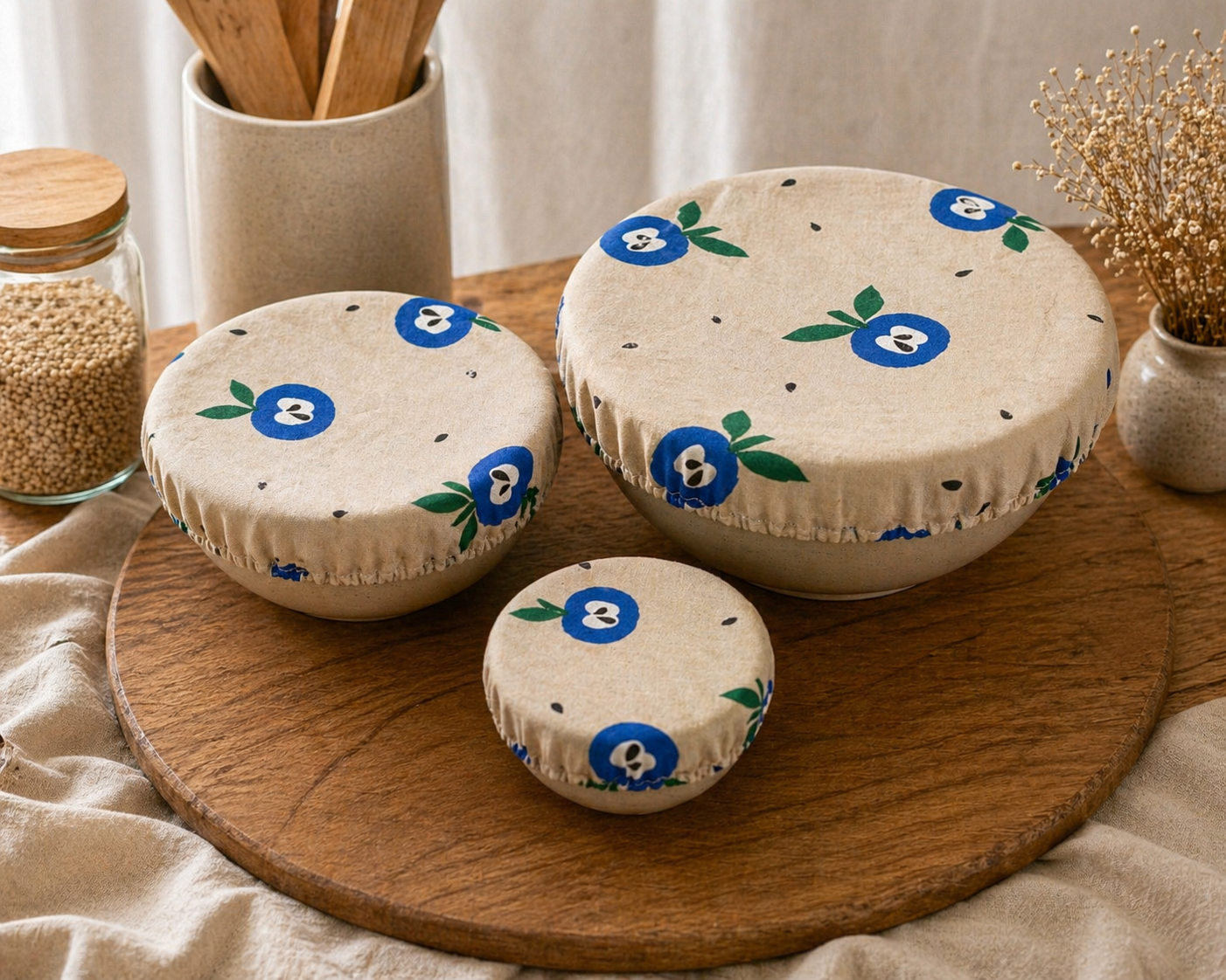 Charlotte couvre-plat lavable – Zéro déchet et réutilisable