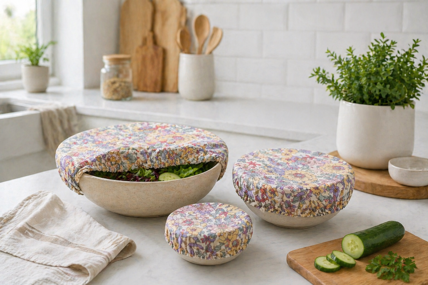 Charlotte couvre-plat lavable – Zéro déchet et réutilisable