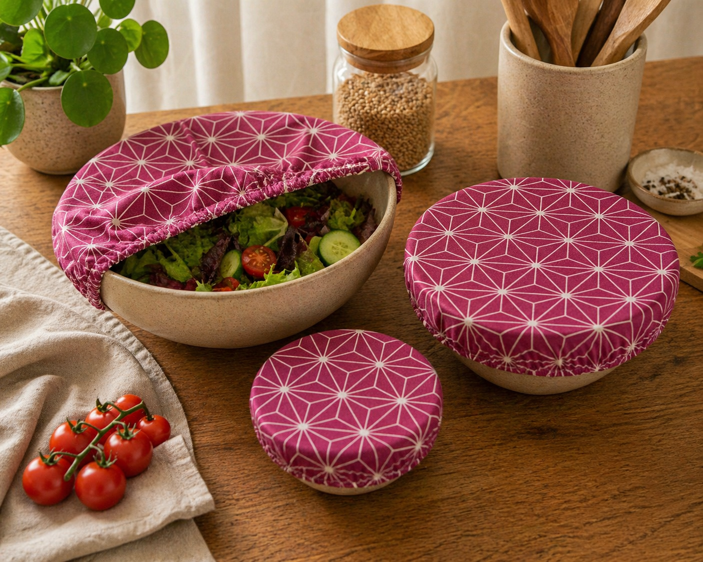 Charlotte couvre-plat lavable – Zéro déchet et réutilisable