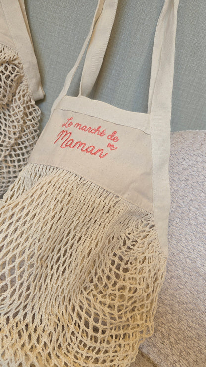 Sac filet Le marché de Maman