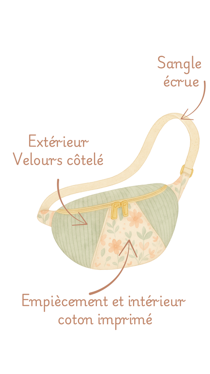 sac banane original, sac banane à offrir, sac banane à mon image, je crée mon sac banane