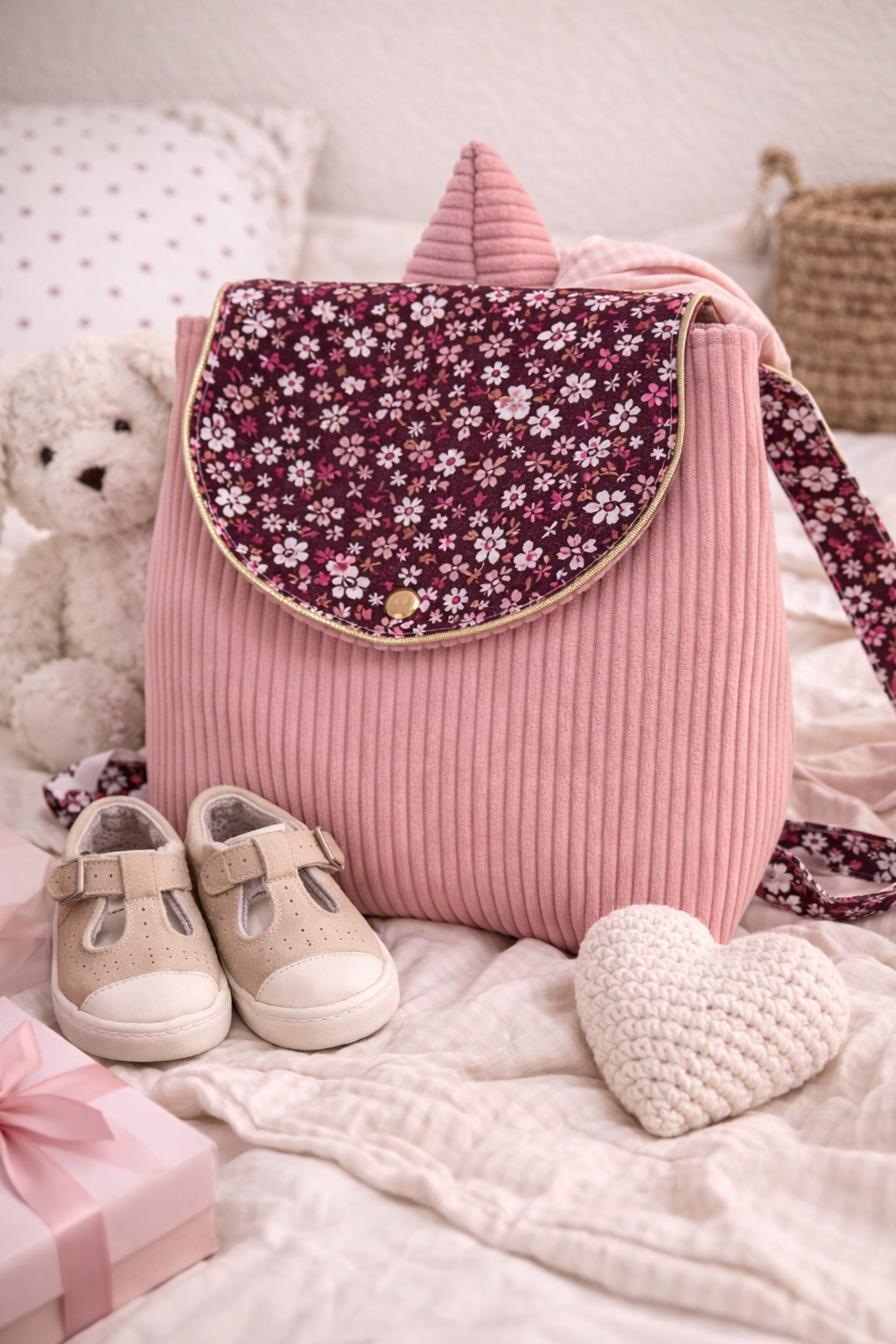 cadeau bébé rentrée crèche sac à dos crèche personnalisé