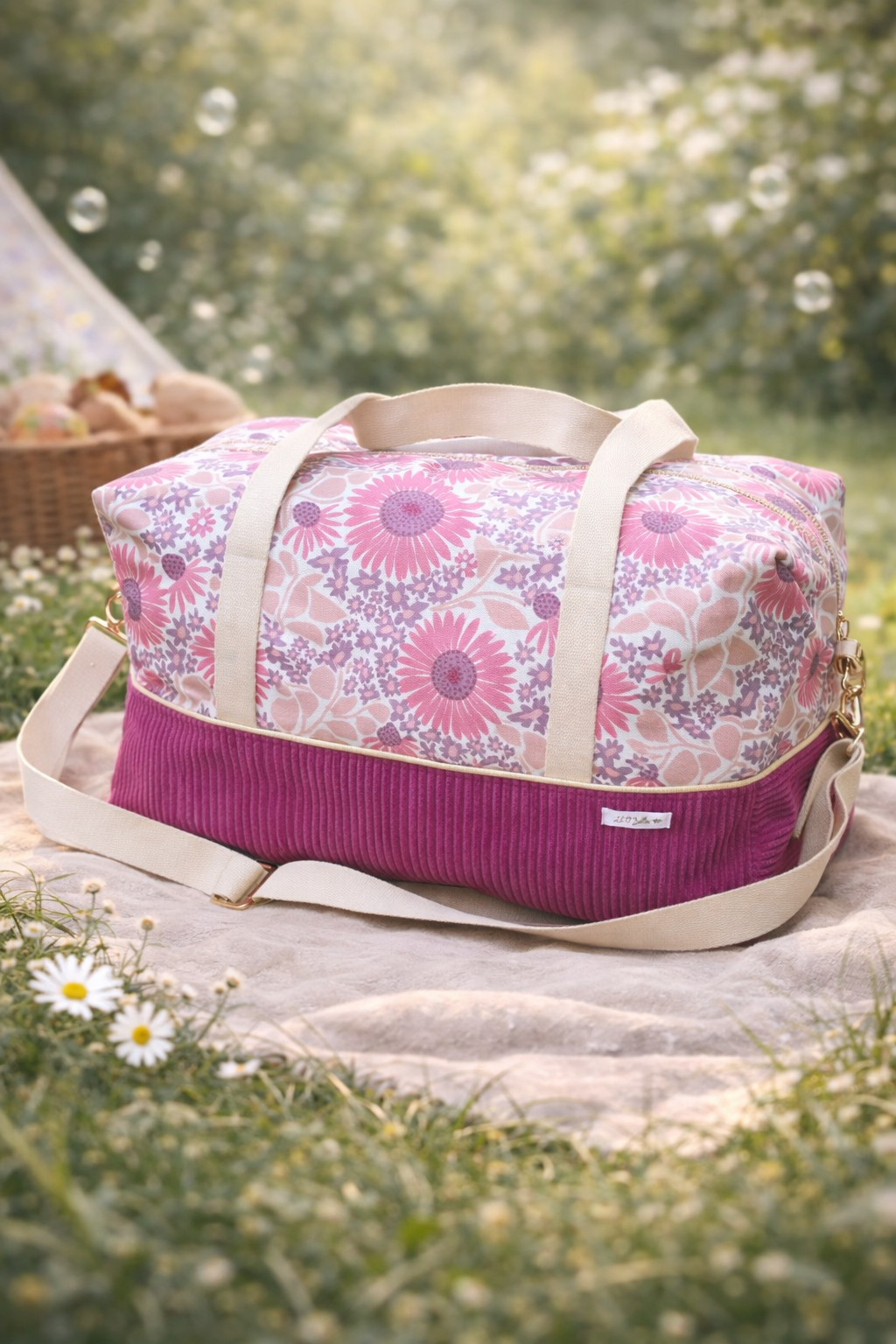 sac velours tendance déplacements, weekend